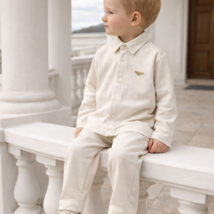 Erkek Çocuk Oysho Krem Gömlek Takım